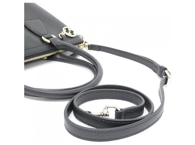 Borsa a mano Gucci in pelle nera Nero - vista 5