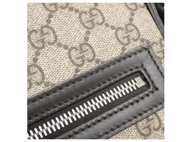 Borsa a Spalla Gucci 406410 KHN7N Marrone Beige - vista 5