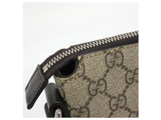 Borsa a Spalla Gucci 406410 KHN7N Marrone Beige - vista 6