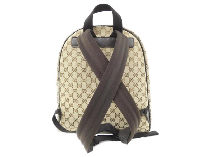 Zaino Gucci 449906 KY9NN Marrone Beige - vista 2