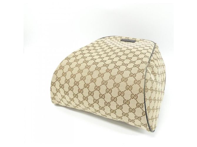 Zaino Gucci 449906 KY9NN Marrone Beige - vista 3