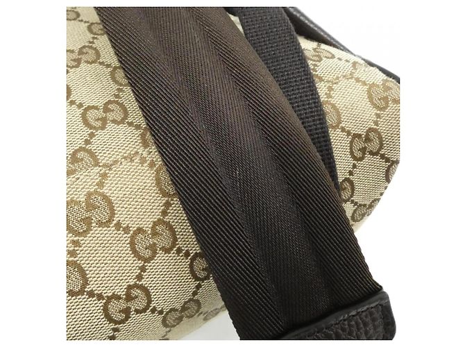 Zaino Gucci 449906 KY9NN Marrone Beige - vista 5