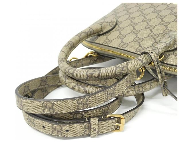 Borsa Gucci Beige GG Supreme - vista 6