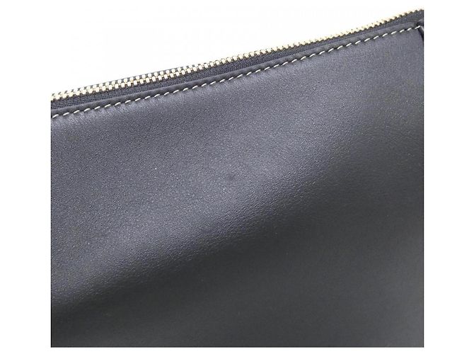 Borsa a tracolla in pelle nera Gucci GG Emblem Nero - vista 4