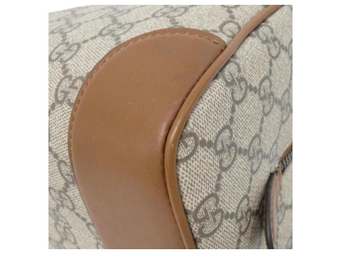Borsa Gucci GG Emblem Marrone Beige - vista 2