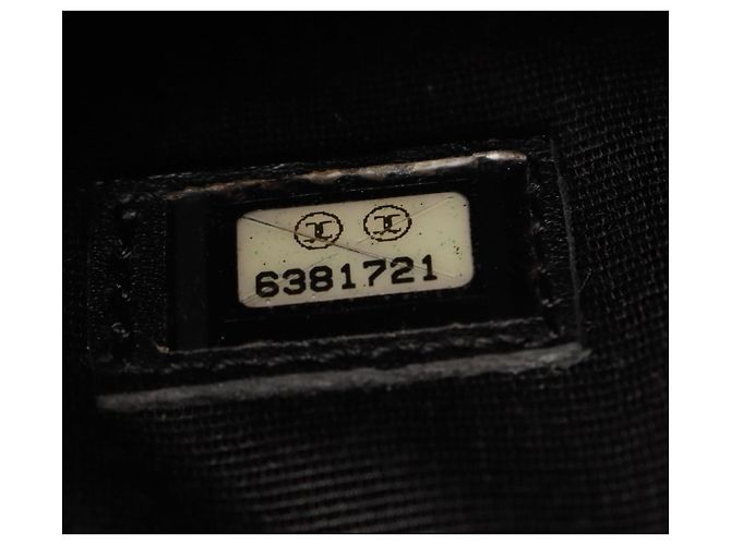 Borsa Tote Chanel Reissue in pelle di vitello martellata nera Nero - vista 5