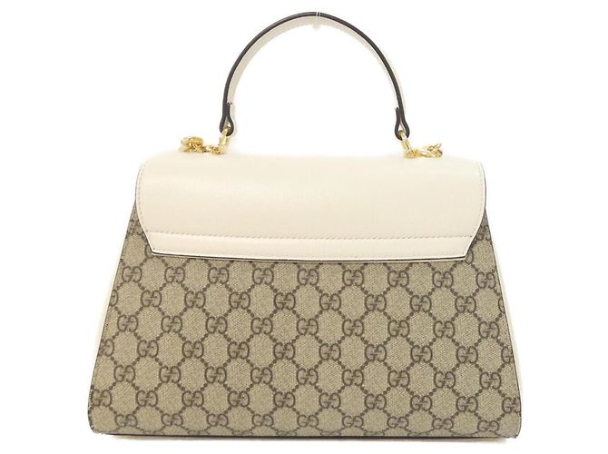 Borsa Gucci Horsebit 1955 Bianco Beige - vista 2