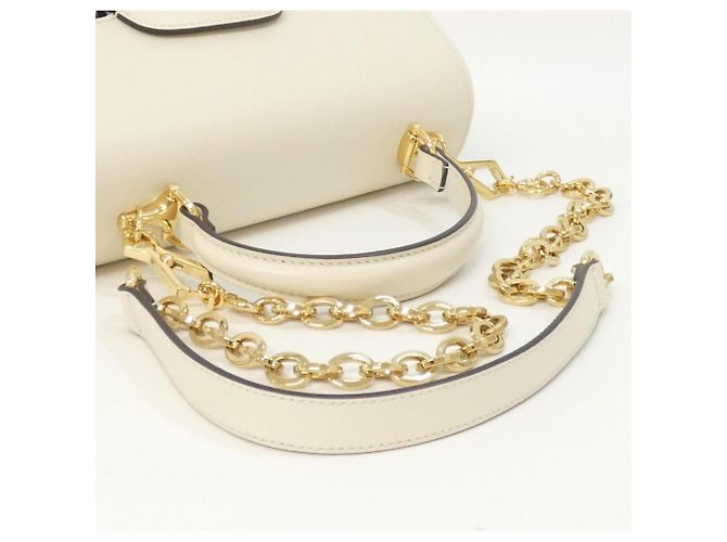 Borsa Gucci Horsebit 1955 Bianco Beige - vista 7
