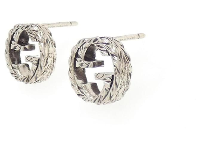 Orecchini a lobo Gucci Interlocking G in argento - vista 2