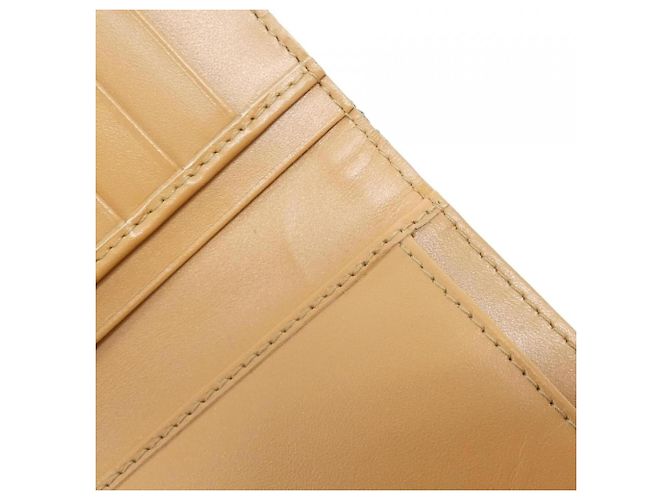 Cartera Larga Christian Dior (Tríptico) Castaño Verde - vista 6