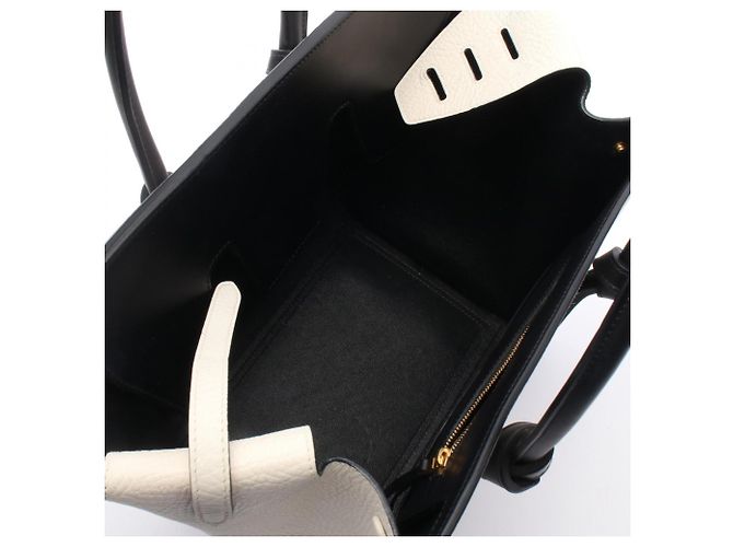 Céline Mini bolso Tie Knot Celine Negro Blanco - vista 3