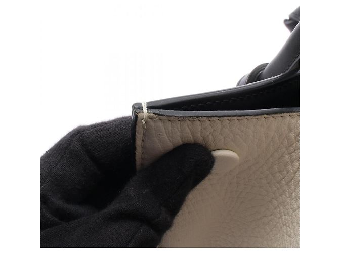 Céline Mini bolso Tie Knot Celine Negro Blanco - vista 6