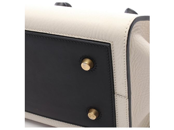 Céline Mini bolso Tie Knot Celine Negro Blanco - vista 7