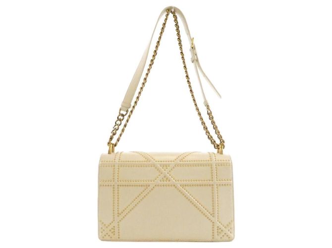 Borsa a Spalla Christian Dior Diorama Bianco - vista 2