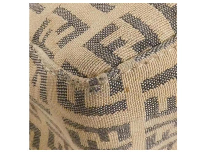 Borsa Fendi 8BR444 JQ4 Nero Beige - vista 2