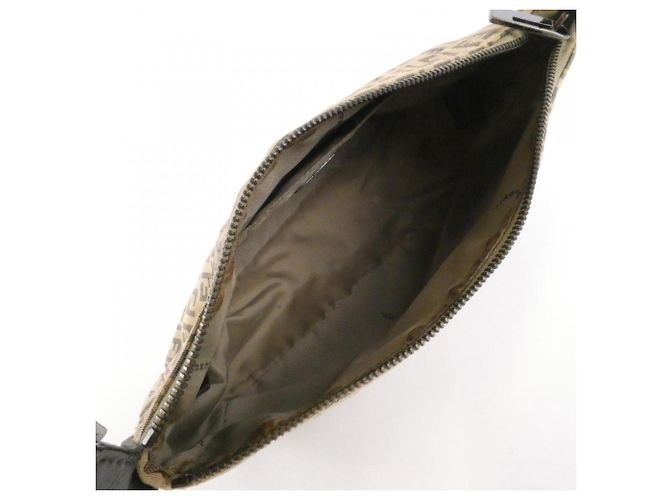 Borsa Fendi 8BR444 JQ4 Nero Beige - vista 8