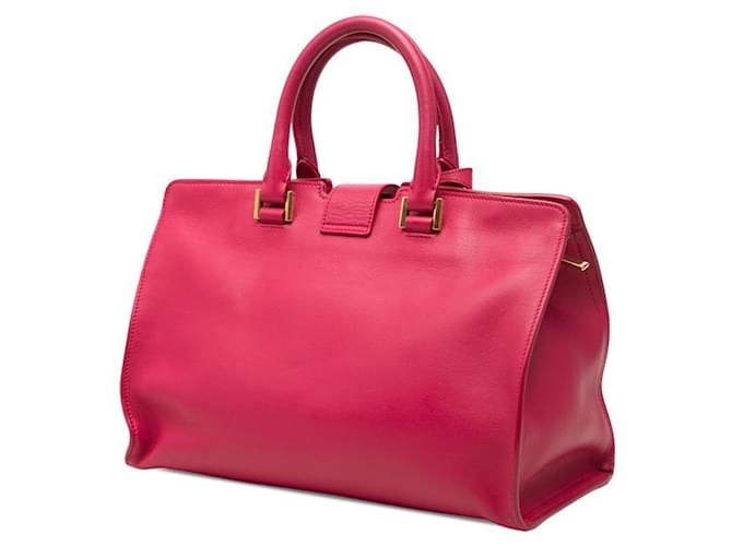 Borsa Petit Cabas Saint Laurent Rosa - vista 2