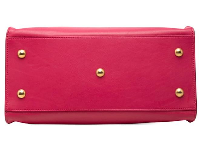 Borsa Petit Cabas Saint Laurent Rosa - vista 3