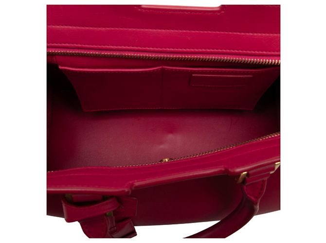 Borsa Petit Cabas Saint Laurent Rosa - vista 4