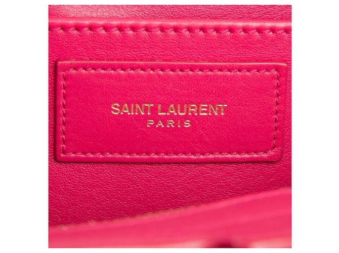 Borsa Petit Cabas Saint Laurent Rosa - vista 5