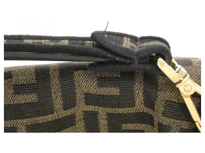 Bolsa de Ombro Fendi Baguette Large Marrom Multicor - vista 6
