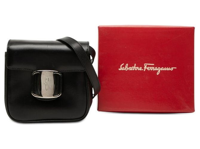 Borsa a tracolla da donna Salvatore Ferragamo Nero - vista 6