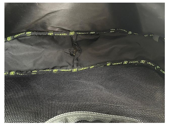 Borsa a Spalla Chanel Nylon Sport Line Nero - vista 12