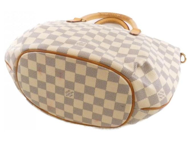 Borsa Louis Vuitton Damier Azur Riviera PM Blu - vista 2
