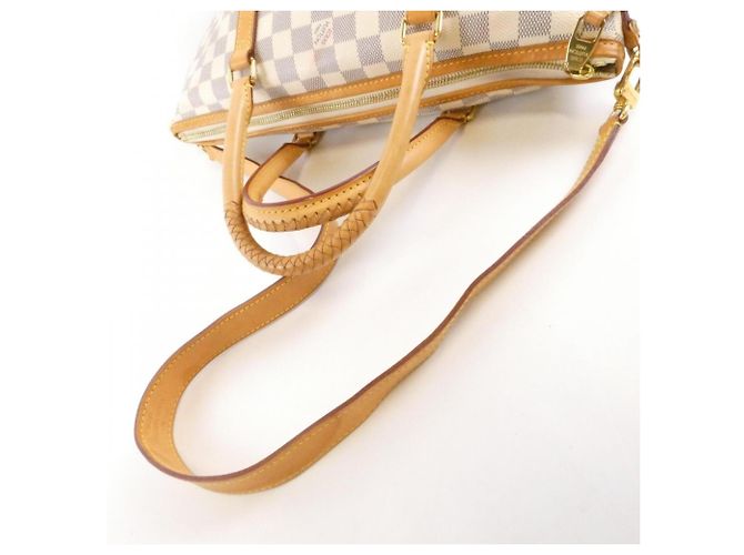 Borsa Louis Vuitton Damier Azur Riviera PM Blu - vista 6