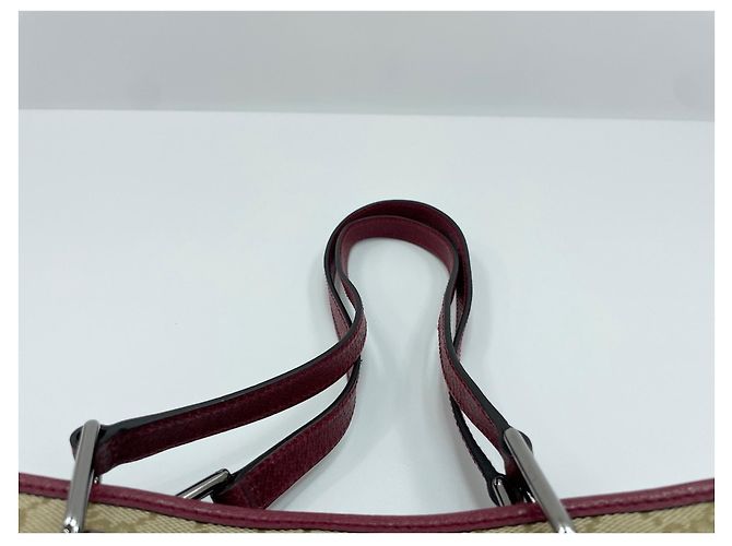 Gucci GG Canvas Leder Tote Bag Beige - Ansicht 11