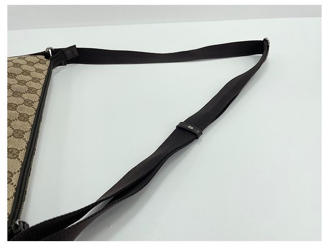Gucci GG Canvas Schultertasche Braun - Ansicht 10