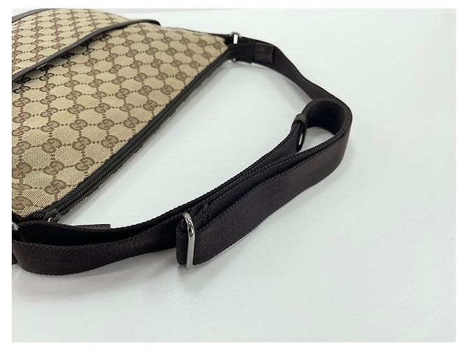 Gucci GG Canvas Schultertasche Braun - Ansicht 9