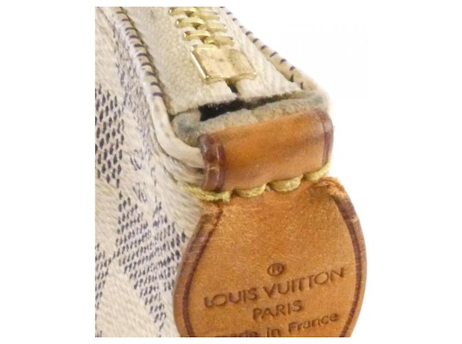 Borsa Louis Vuitton Damier Azur Saleya PM Blu - vista 4