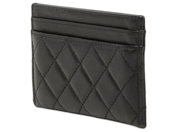 Tarjetero Boy Business Coco Mark Chanel Negro - vista 2