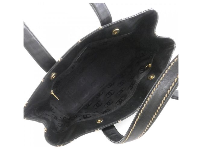 Borsa Chanel Wild Stitch Line 20999 Nero - vista 8