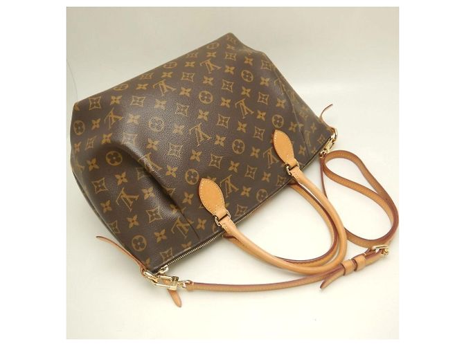 Borsa Louis Vuitton Monogram Turenne MM Marrone Monogramma - vista 3