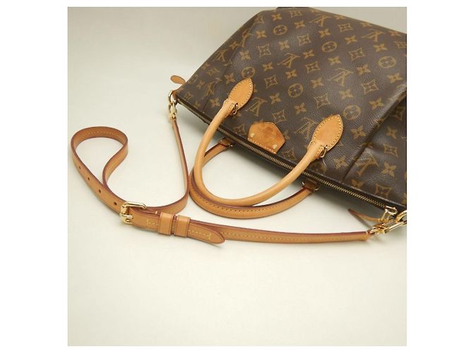 Borsa Louis Vuitton Monogram Turenne MM Marrone Monogramma - vista 4