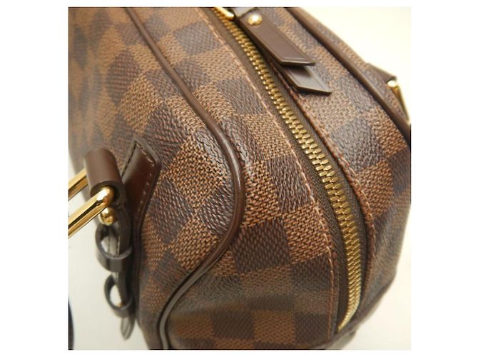 Borsa a tracolla Louis Vuitton Damier Rivington PM Damier ebene - vista 10