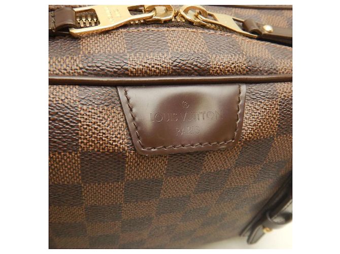 Borsa a tracolla Louis Vuitton Damier Rivington PM Damier ebene - vista 12