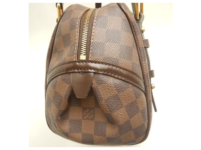 Borsa a tracolla Louis Vuitton Damier Rivington PM Damier ebene - vista 14