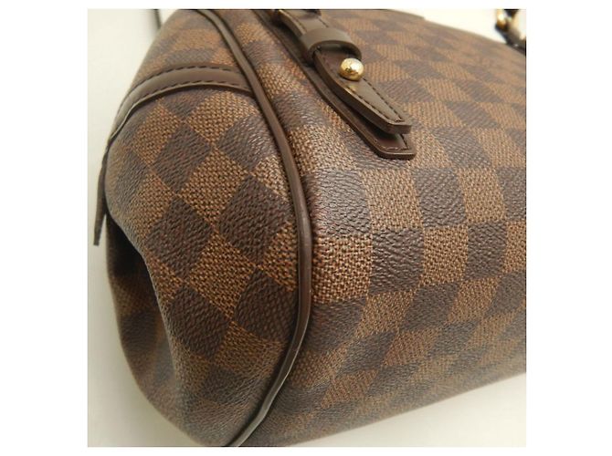 Borsa a tracolla Louis Vuitton Damier Rivington PM Damier ebene - vista 15