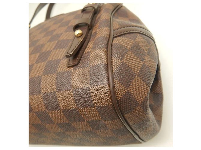 Borsa a tracolla Louis Vuitton Damier Rivington PM Damier ebene - vista 16