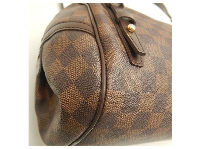 Borsa a tracolla Louis Vuitton Damier Rivington PM Damier ebene - vista 17