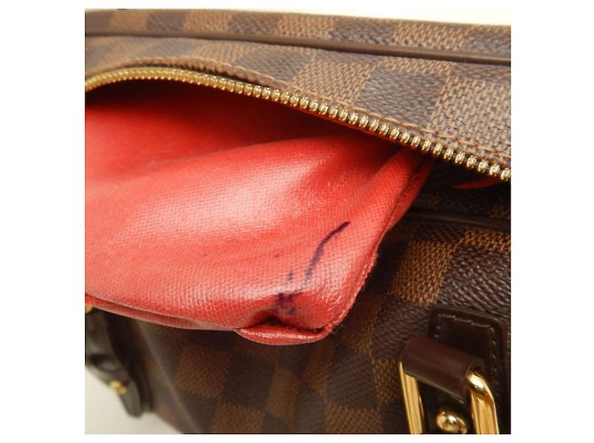 Borsa a tracolla Louis Vuitton Damier Rivington PM Damier ebene - vista 21