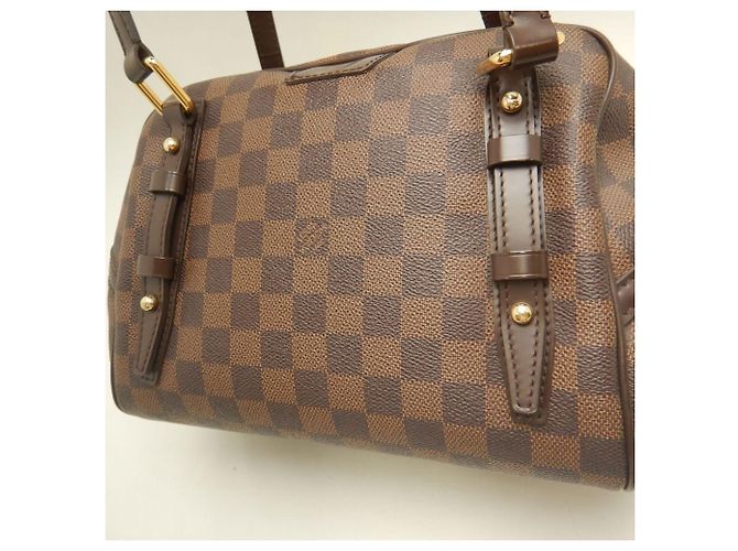 Borsa a tracolla Louis Vuitton Damier Rivington PM Damier ebene - vista 9