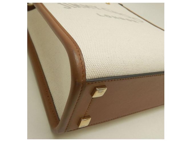 Borsa Tote Jimmy Choo Varenne Marrone - vista 13
