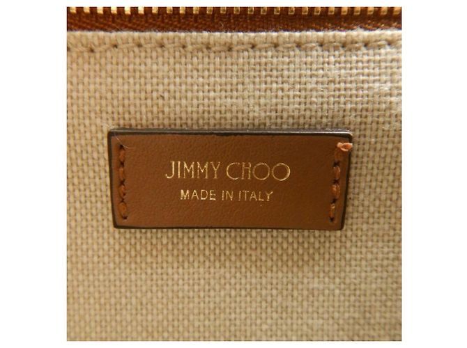 Borsa Tote Jimmy Choo Varenne Marrone - vista 21