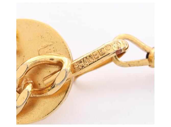 Chanel Coco Mark Kettengürtel Schwarz Golden - Ansicht 4