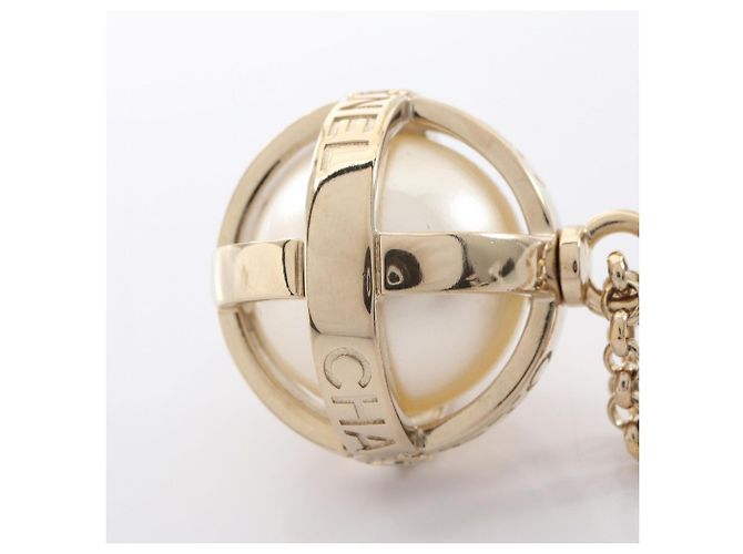 Collana con logo Coco Mark Chanel Bianco D'oro - vista 6