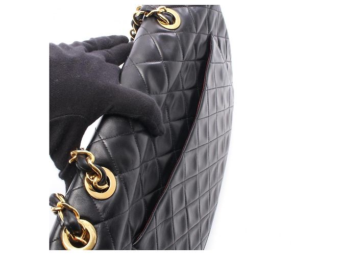 Chanel CHANEL Borsa a Spalla Large Matelassé 34 Nero - vista 6